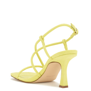 Sandalia NINE WEST Wnyuki2  Piel acabado gamuza Color Amarillo