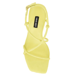 Sandalia NINE WEST Wnyuki2  Piel acabado gamuza Color Amarillo