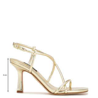 Sandalia NINE WEST Wnyuki3  Sintetico Color Metalico