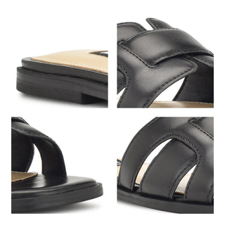 Sandalia NINE WEST Wngermani3  Sintetico Color Negro