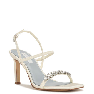 Sandalia NINE WEST Wnoreece7  Textil Color Blanco