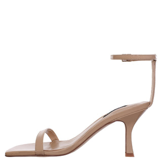 Sandalia NINE WEST Wnripe3  Piel acabado charol Color Beige