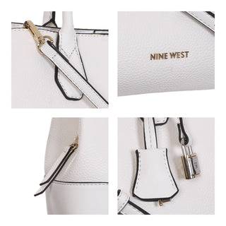 Bolsa de Mano NINE WEST Ngv108505 Brooklyn Sintetico Color Blanco