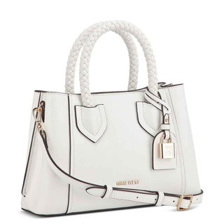 Bolsa de Mano NINE WEST Ngn130576 Dinah Piel acabado charol Color Blanco