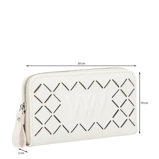 Cartera WESTIES Hbecstasy83we Nortem Sintetico Color Blanco